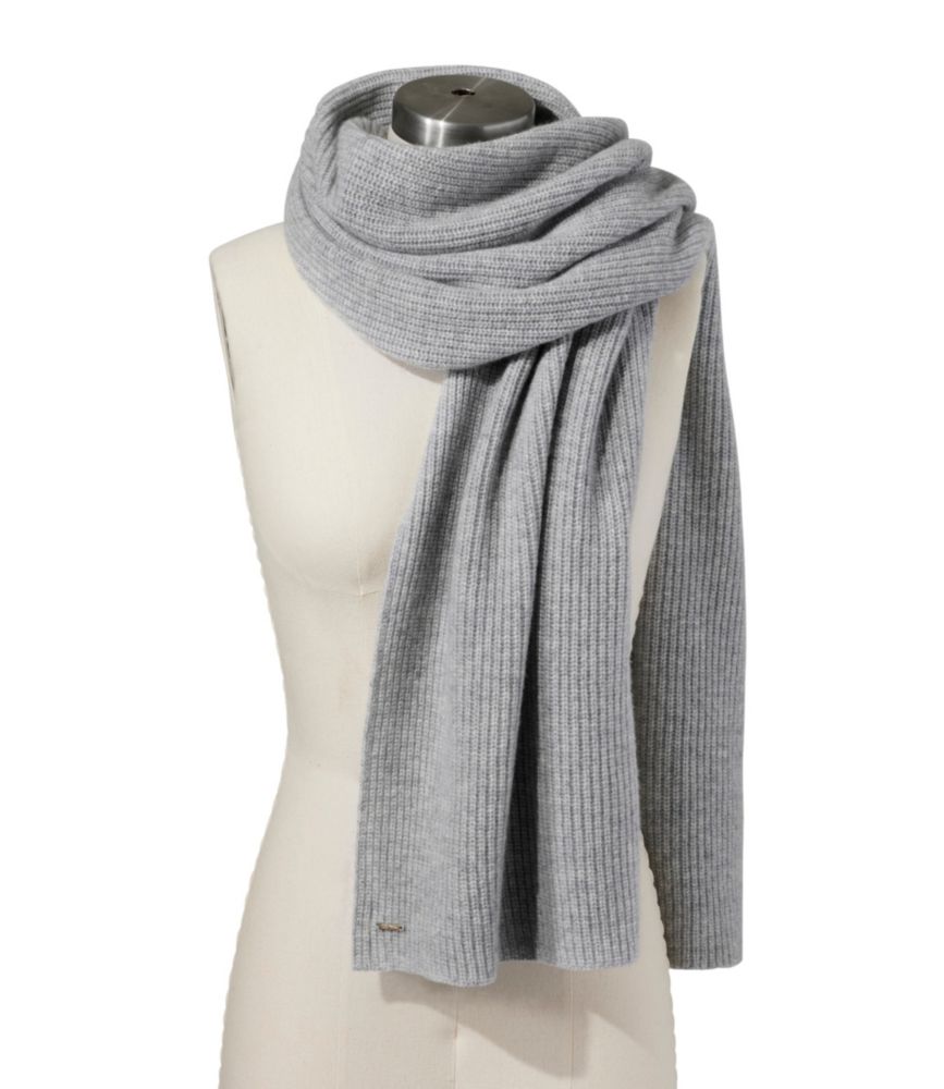 Women's Classic Cashmere Wrap, Deepest Brown Heather, small image number 2