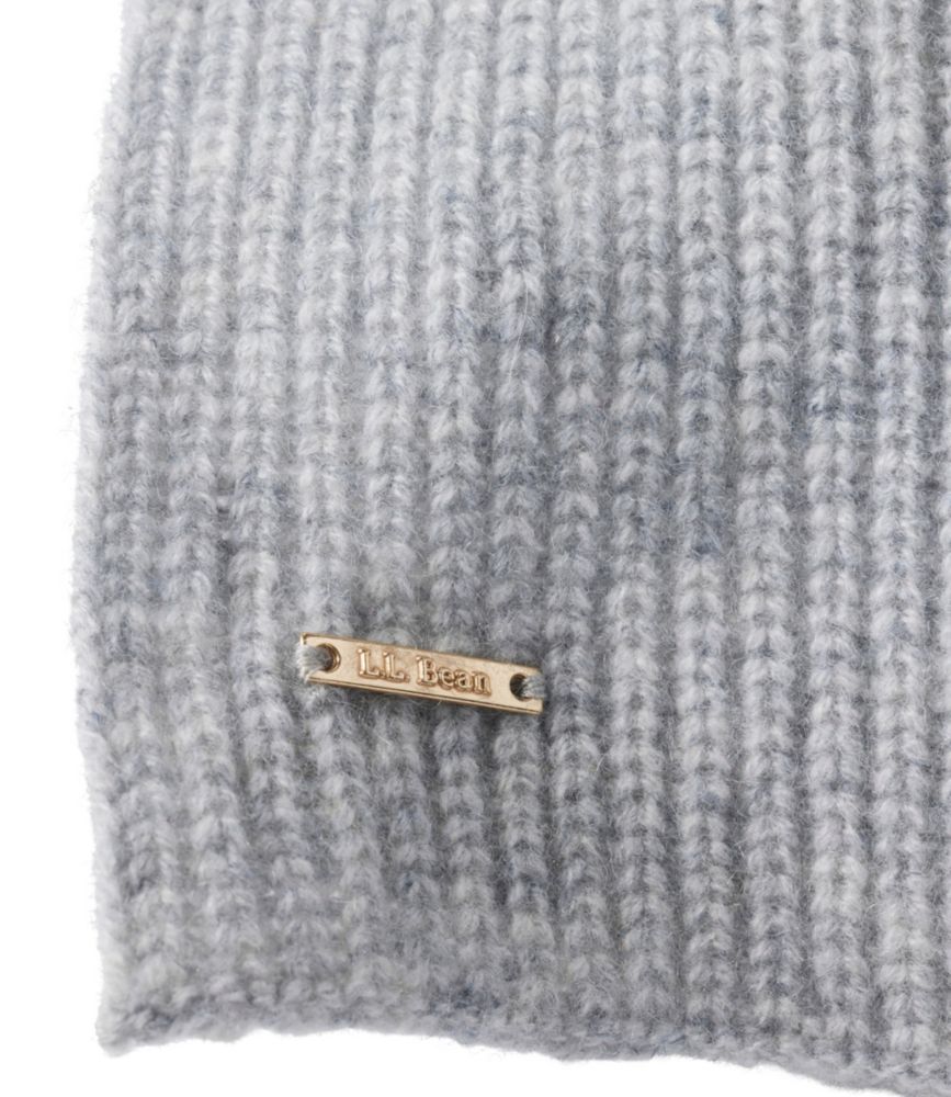 Women's Classic Cashmere Wrap, Deepest Brown Heather, small image number 3