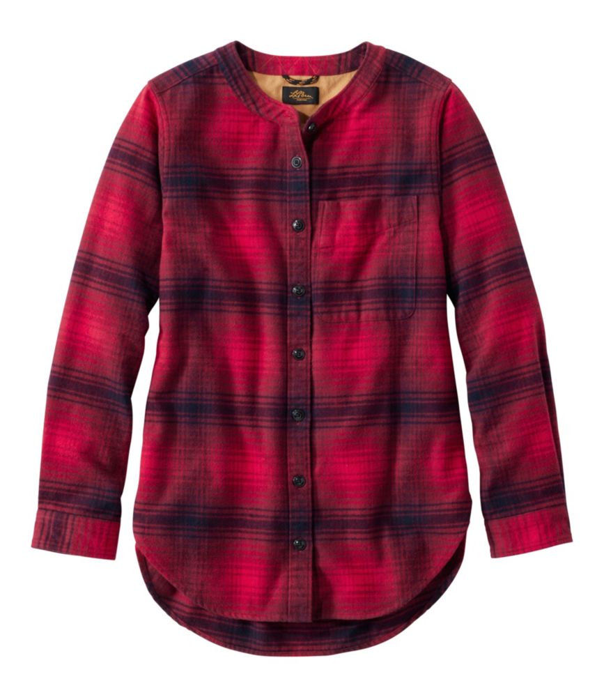 Women's Signature 1933 Collarless Chamois Tunic, Plaid