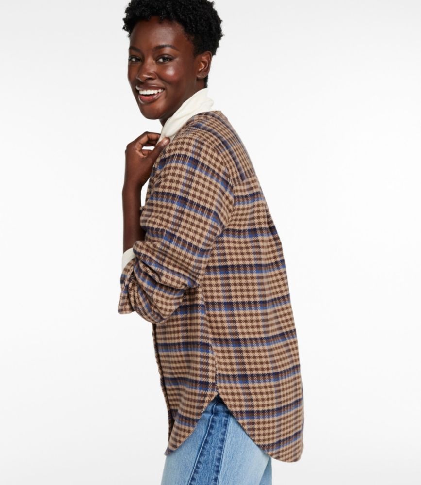 Women's Signature 1933 Collarless Chamois Tunic, Plaid