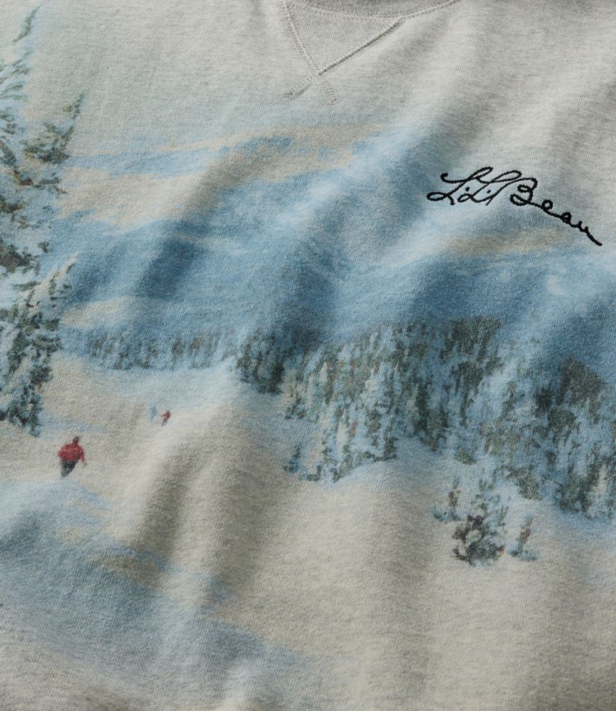 Women's Signature Camp Sweatshirt, Mockneck Print