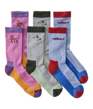 Adults' Wicked Soft Cotton Sock Animal Gift Set, Three Pack