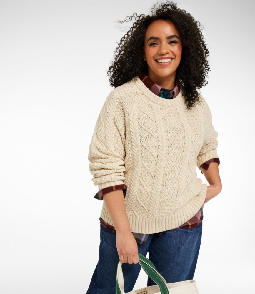 Women's Signature Cotton Fisherman Sweater