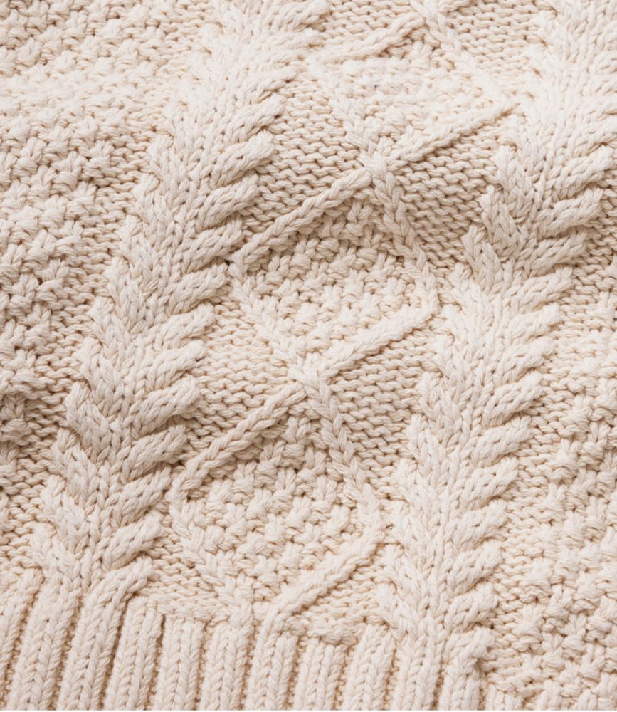 Oversized Cotton Fisherman Sweater