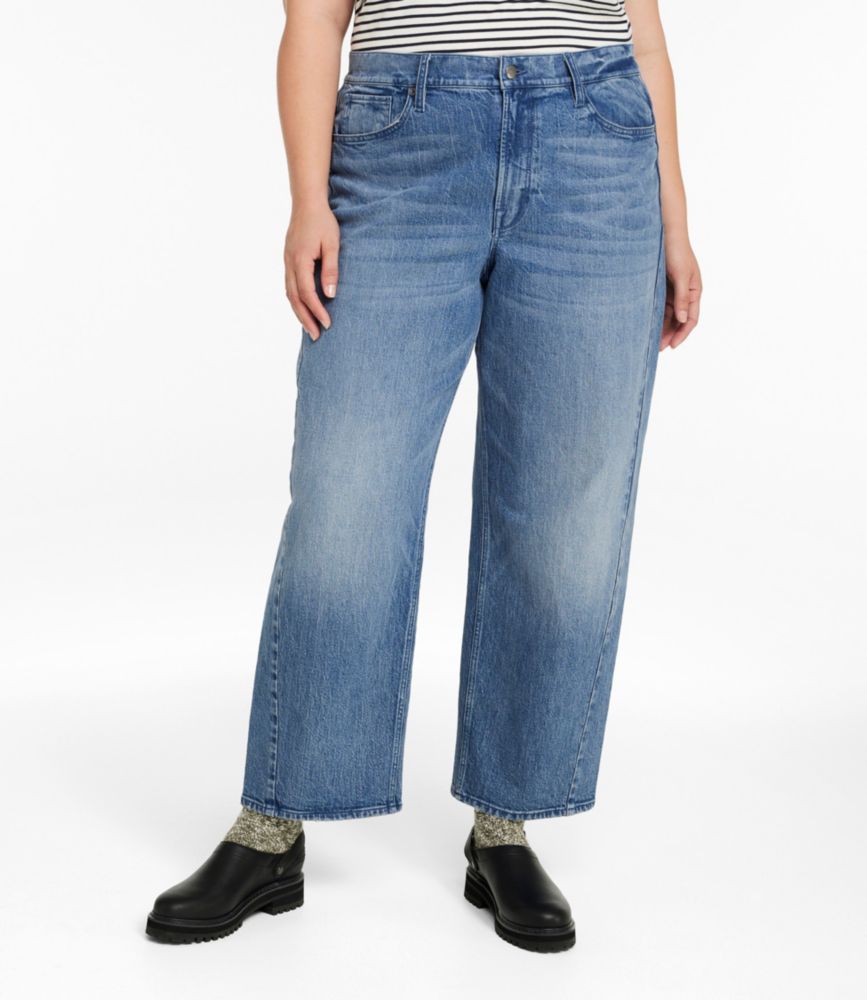 Women's Signature 1912 Premium Jeans, High-Rise Barrel Ankle, Authentic Dark, small image number 2