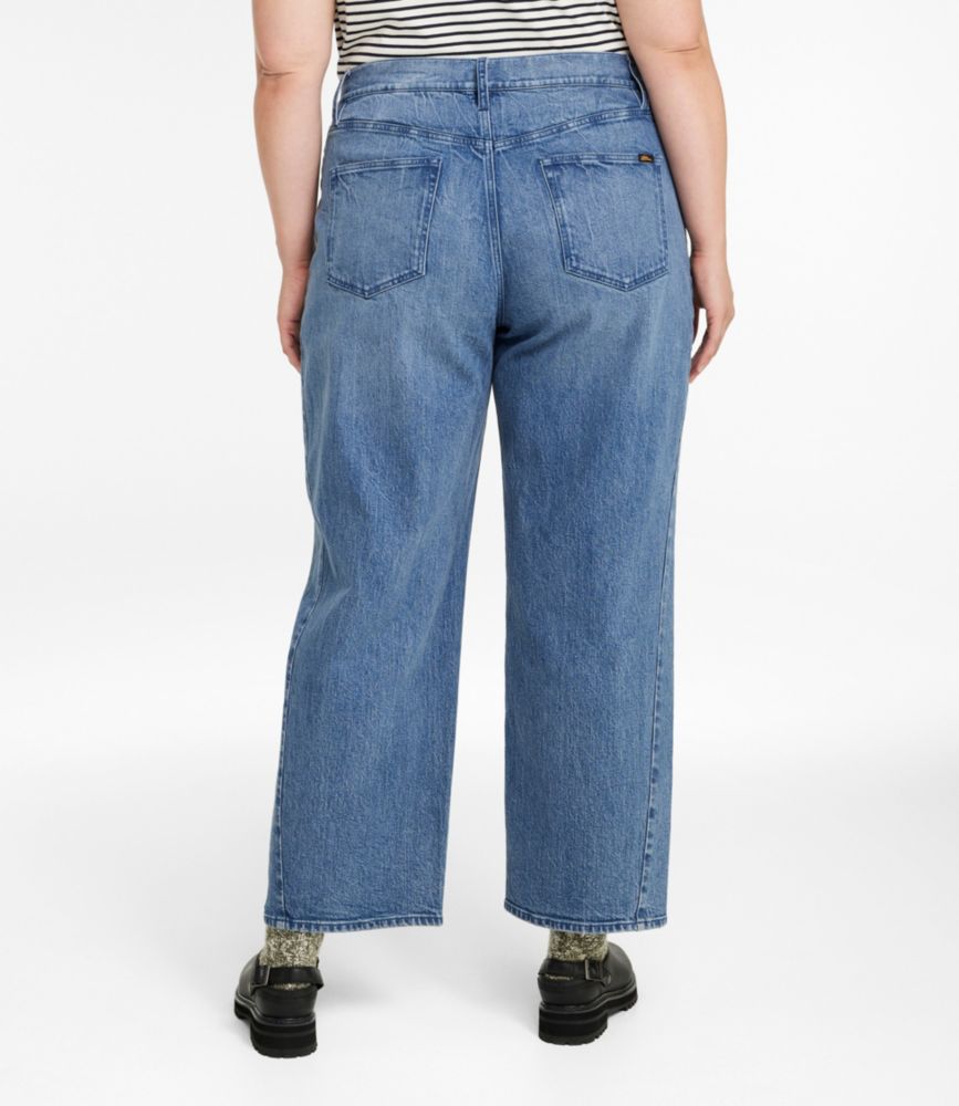 Women's Signature 1912 Premium Jeans, High-Rise Barrel Ankle, Authentic Dark, small image number 3