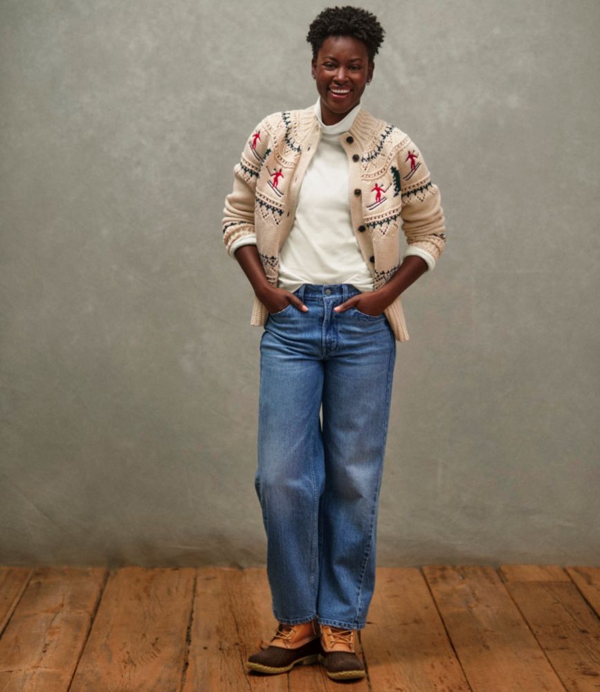 Women's Signature 1912 Premium Jeans, High-Rise Barrel Ankle, Authentic Dark, small image number 12