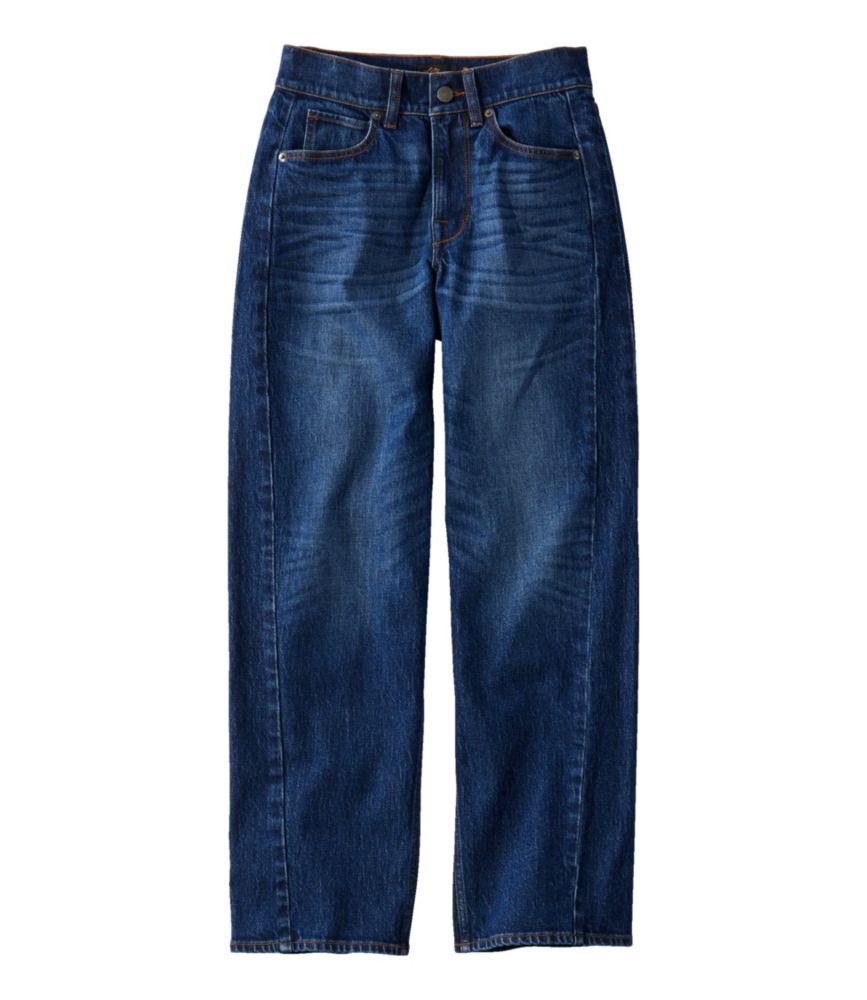 Women's Signature 1912 Premium Jeans, High-Rise Barrel Ankle, Authentic Dark, small image number 1