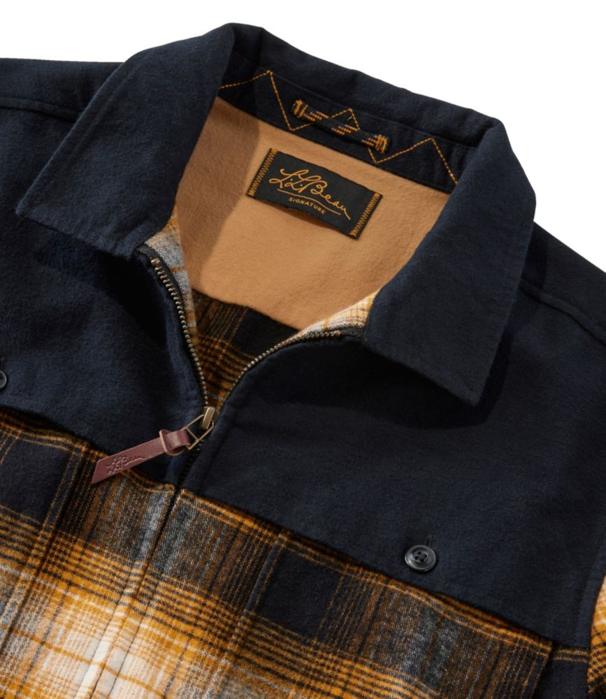 Men's Signature 1965 Chamois Cloth Stag Jacket, Plaid, Dark Amber, small image number 6