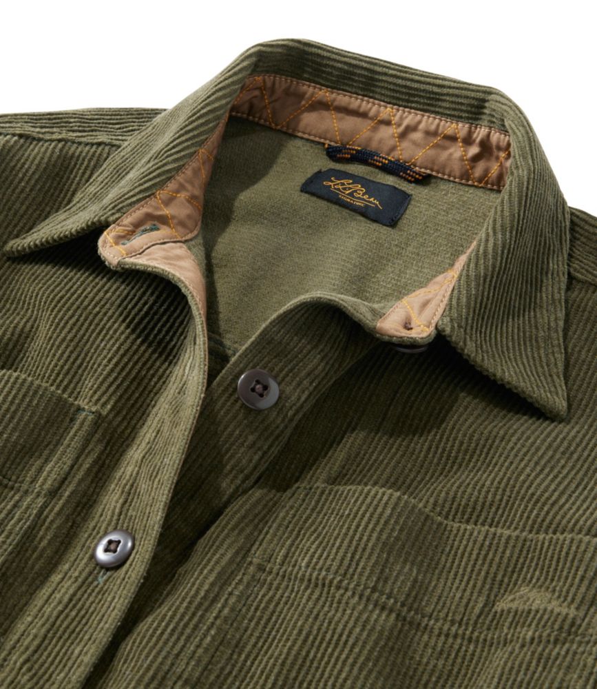 Women's Signature Corduroy Shirt Jac, Dark Loden, small image number 5