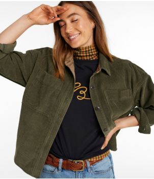 Women's Signature Corduroy Shirt Jac, New