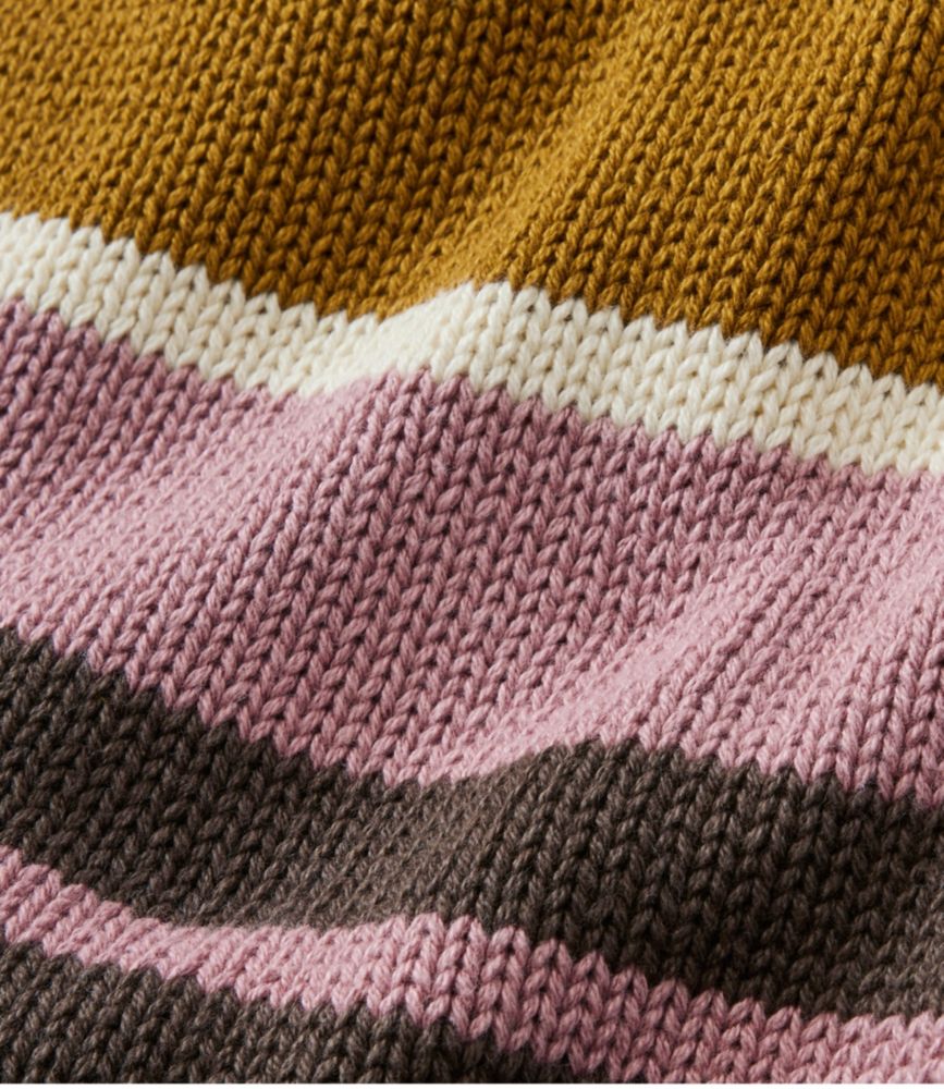 Women's Signature Original Cotton Sweater, Shawl Cardigan Stripe