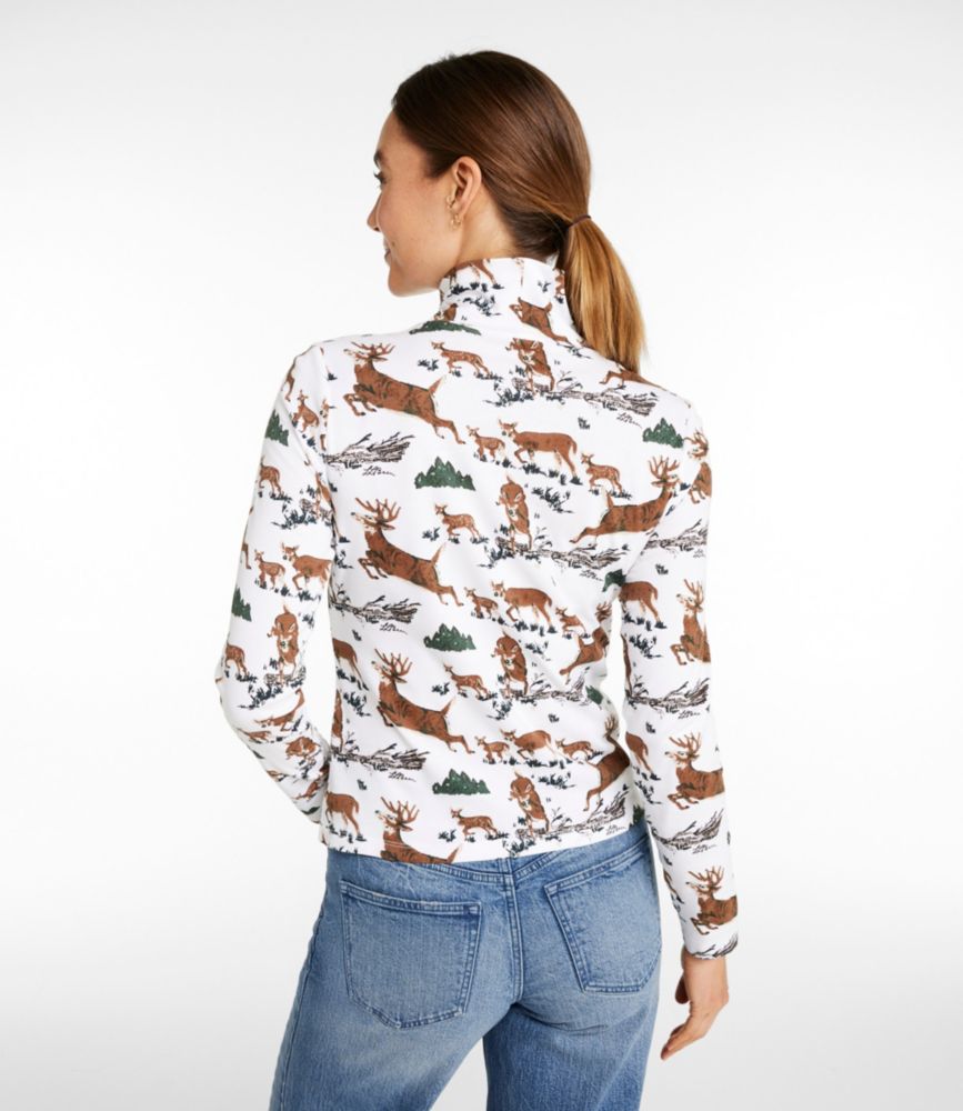 Women's Signature Lightweight Cotton Turtleneck, Novelty