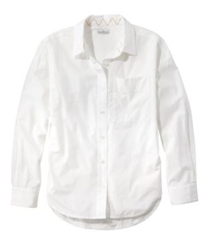 Women's Signature Premium Essential Poplin Shirt, Long-Sleeve, New