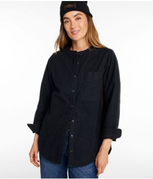 Women's Signature 1933 Collarless Chamois Tunic, New