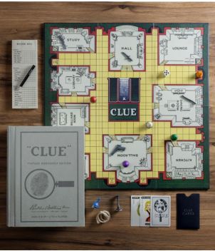 Clue Vintage Bookshelf Game, New