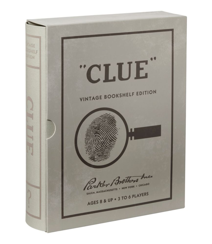 Clue Vintage Bookshelf Game