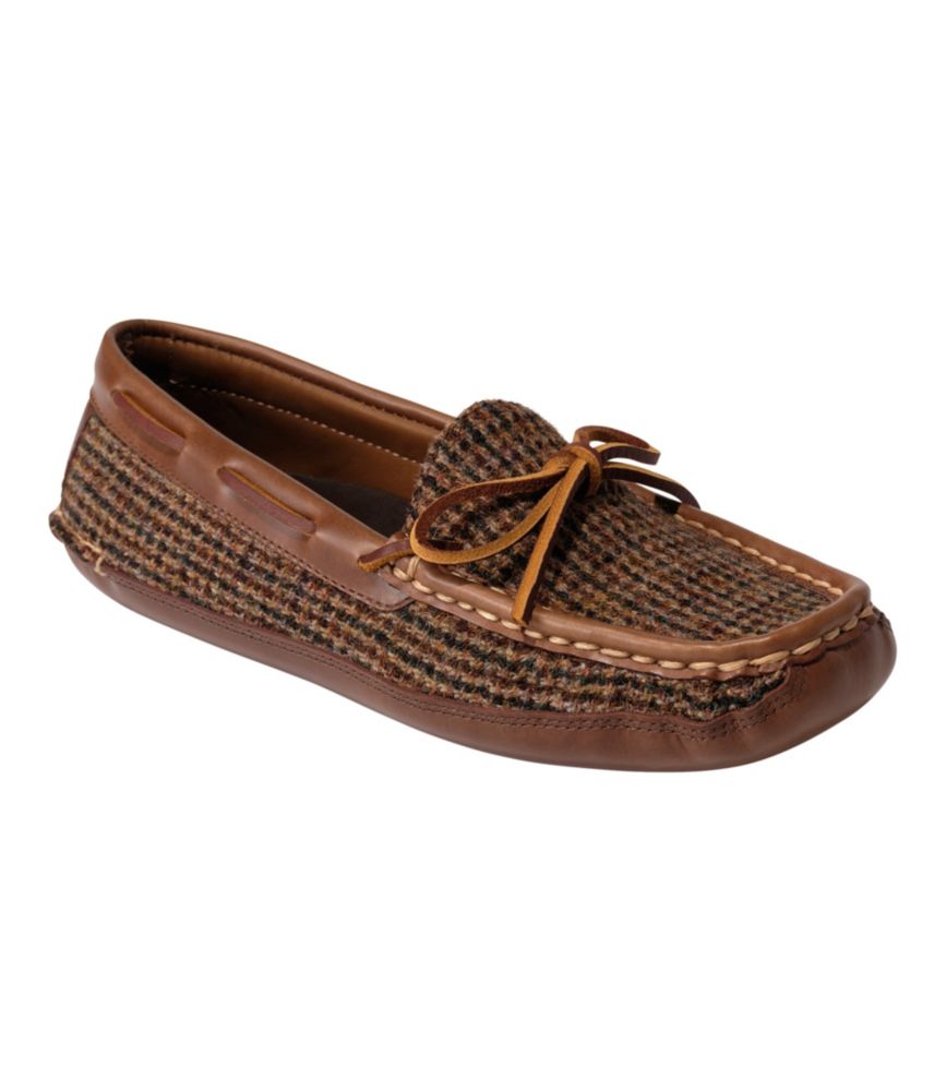 Men's Harris Tweed Double Sole Slippers, Chestnut, small image number 6