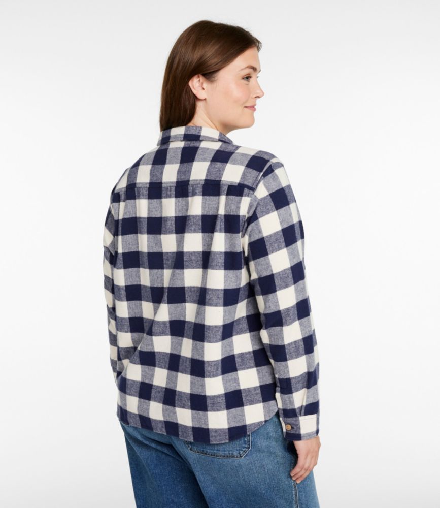 Women's Vintage Chamois Shirt, Blue Tide Plaid, small image number 3