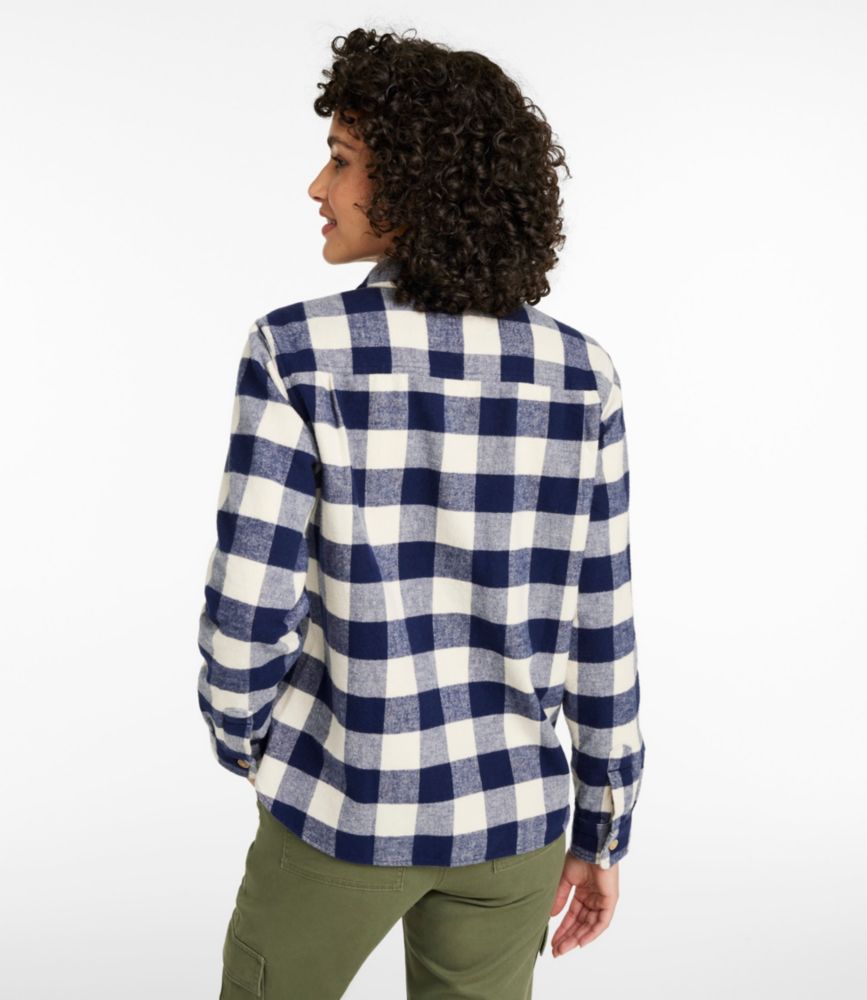 Women's Chamois Shirt Vintage, Blue Tide Plaid, small image number 3