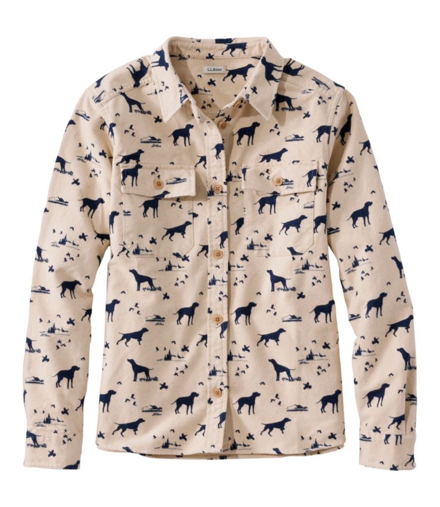Oyster Tan Dog Print