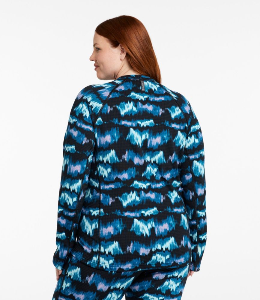 Women's L.L.Bean Heavyweight Base Layer Crew Top, Print