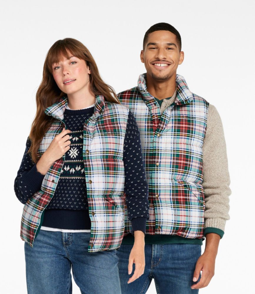 Adults' Bean's Trail Model Down Vest '82, Print