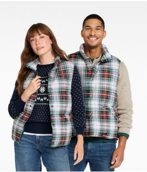 Adults' Bean's Trail Model Down Vest '82, Print