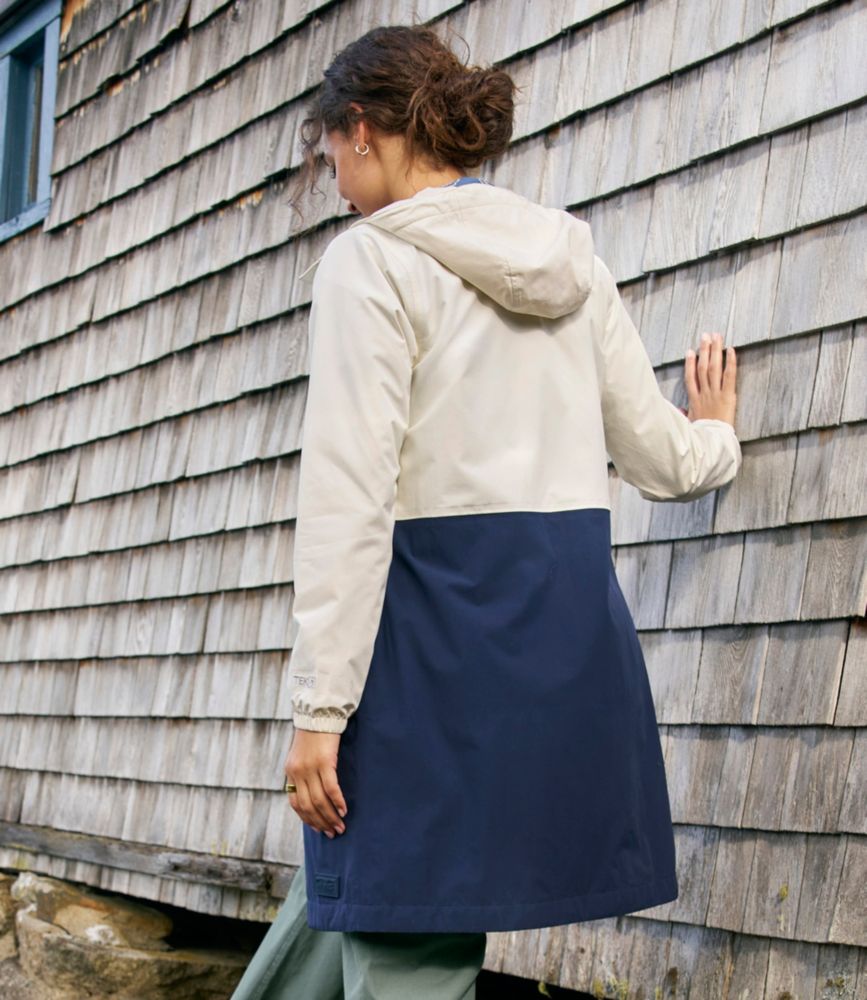 Women's Mountain Classic Raincoat, Sailcloth/Classic Navy, small image number 12