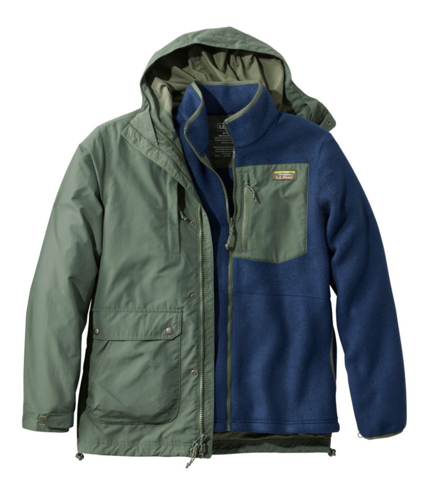 Men's Mountain Classic 3-in-1 Jacket, Thyme/Nautical Navy, small image number 12