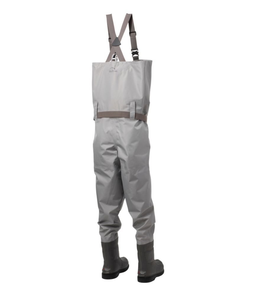 Men's Angler II Boot-Foot Wader with Super Seam&reg;, Frost Gray, small image number 2
