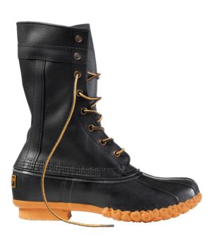 Women's Signature Bean Boots, 11" Cruiser Leather, New
