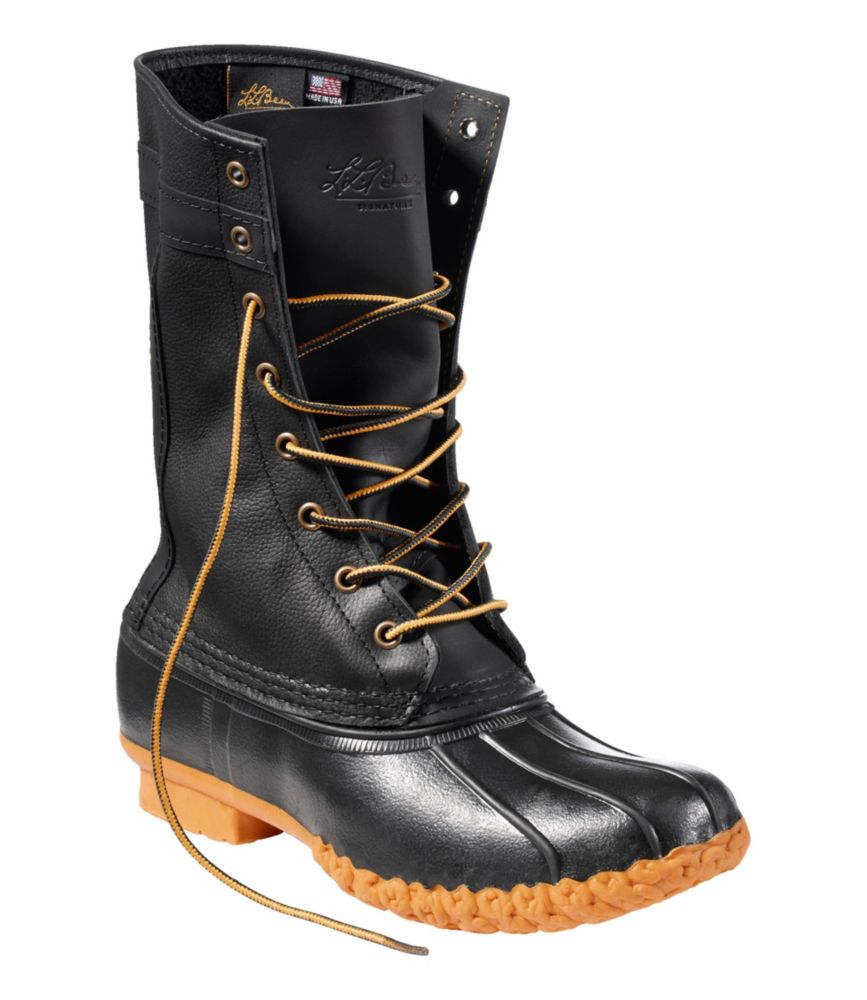 Women's Signature Bean Boots, 11" Cruiser Leather