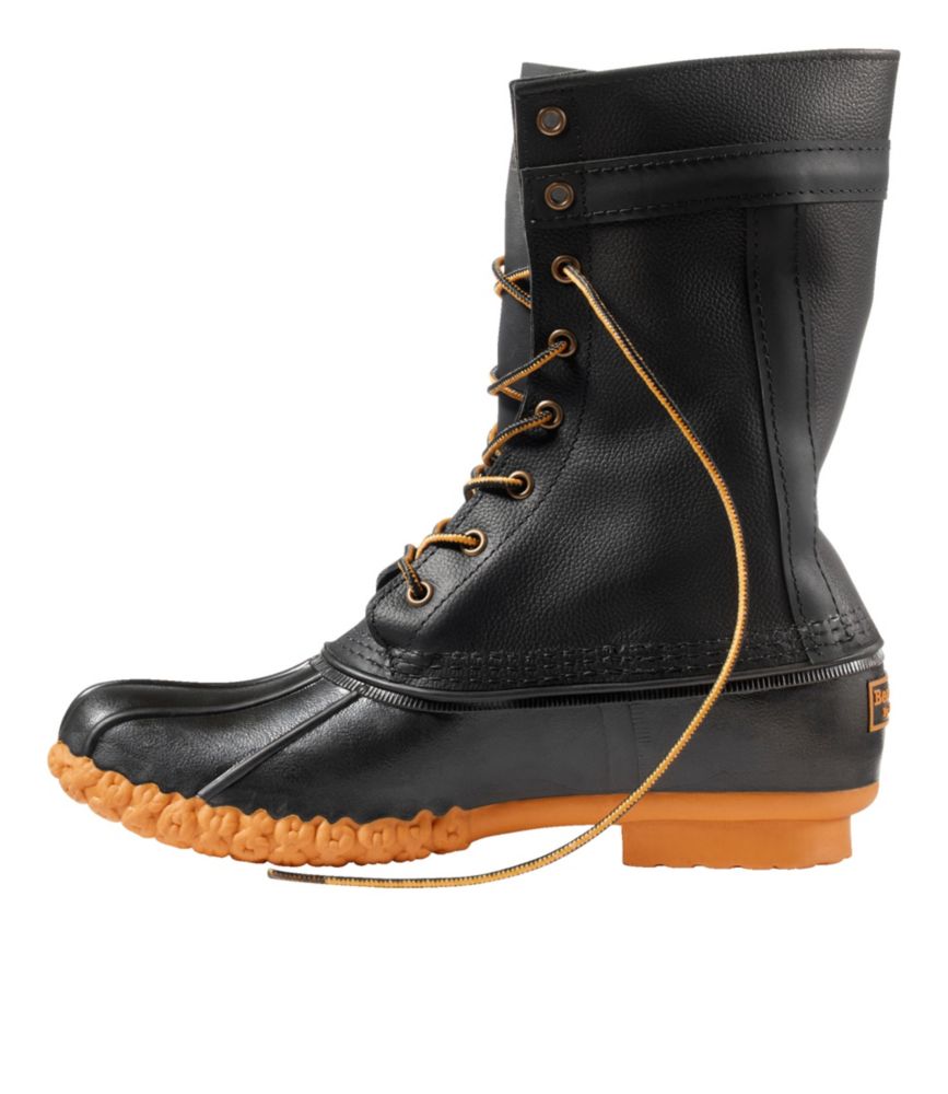 Men's Signature Bean Boots, 11" Cruiser Leather