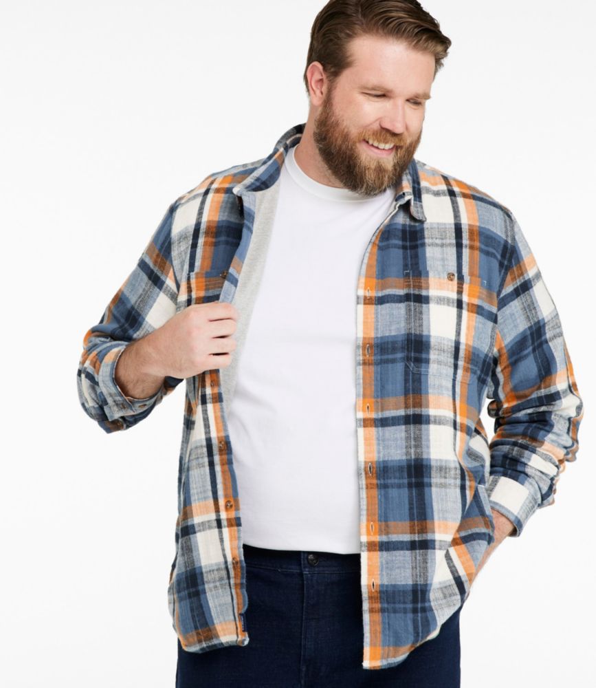 Men's 1912 Field Flannel Shirt, Lined, Slightly Fitted Untucked Fit, Plaid