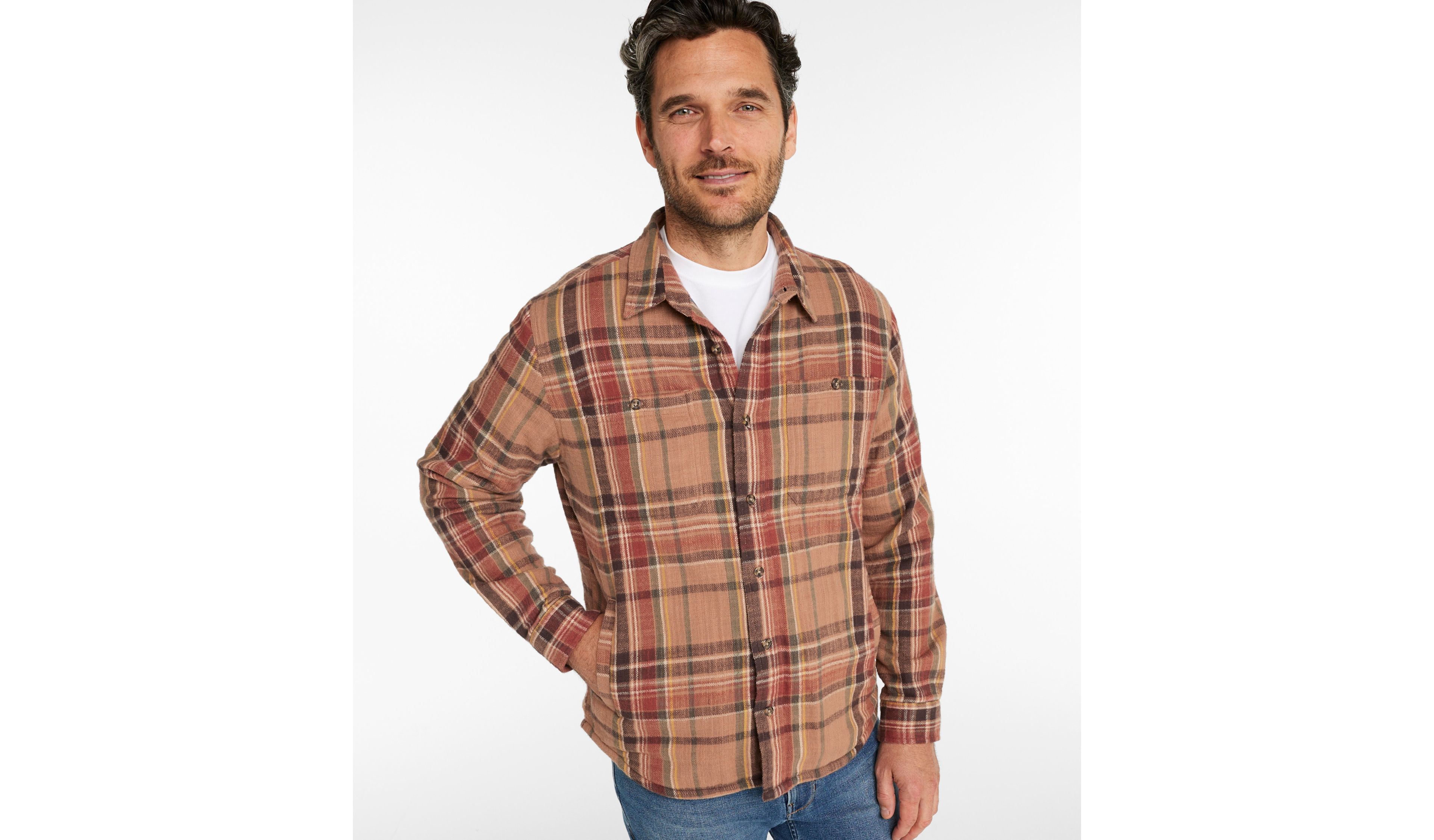 Men's 1912 Field Flannel Shirt, Slightly Fitted, Lined, Plaid