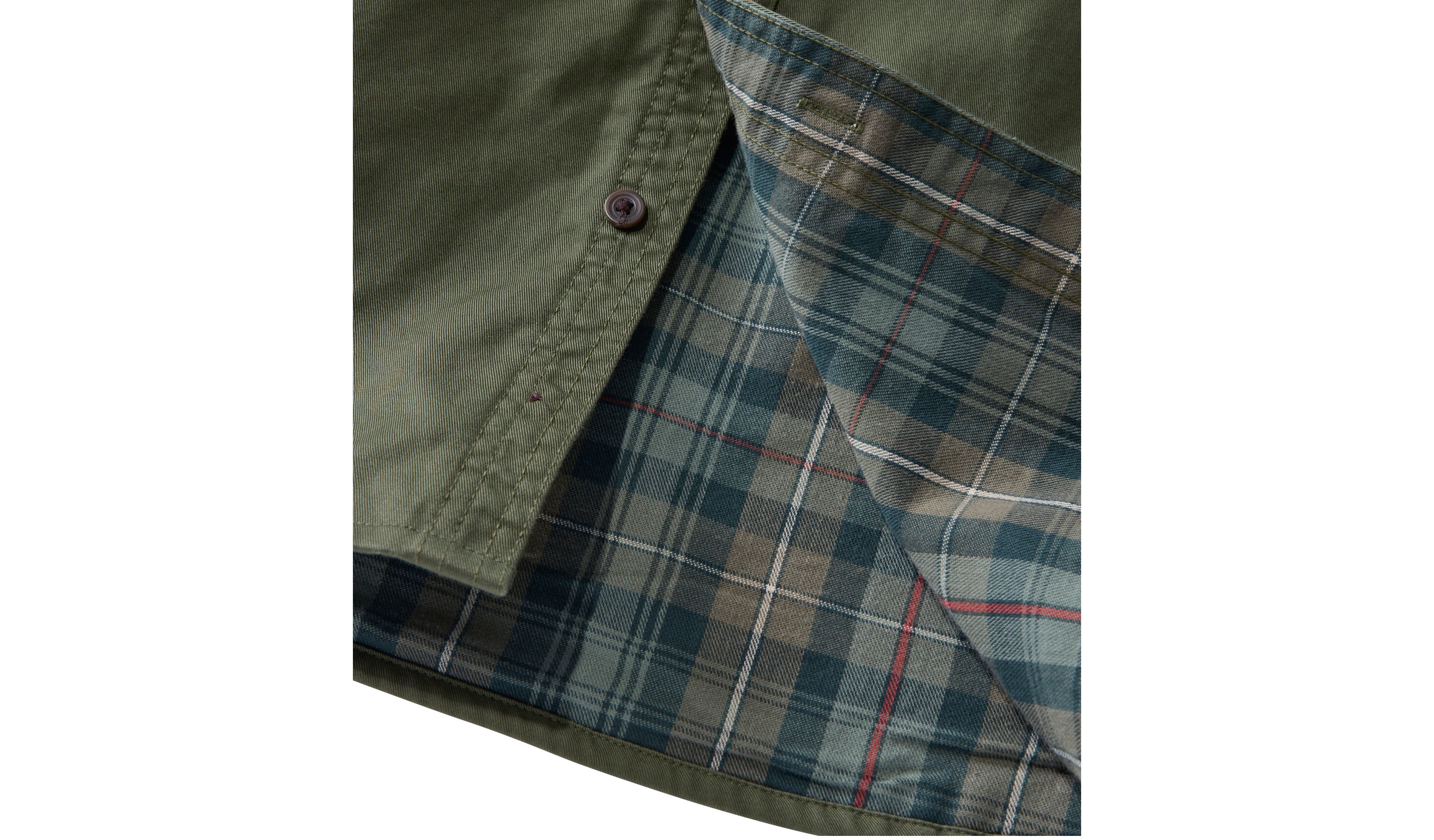 Men's Flannel-Lined Hurricane Shirt, Traditional Fit