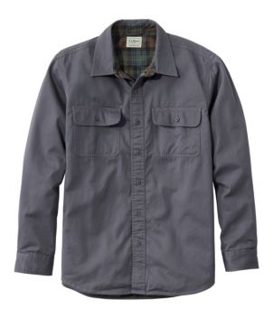 Men's Flannel-Lined Hurricane Shirt, New