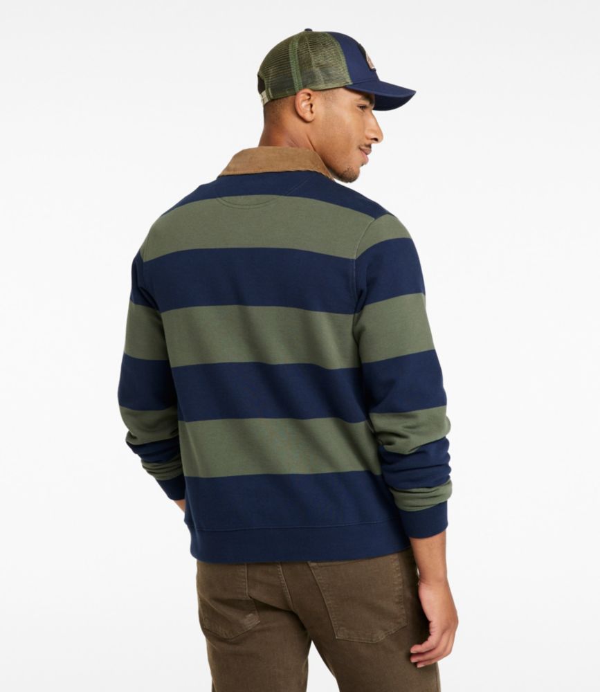 Men's Mariner Ultrasoft Sweatshirt, Stripe, Barley Stripe, small image number 3