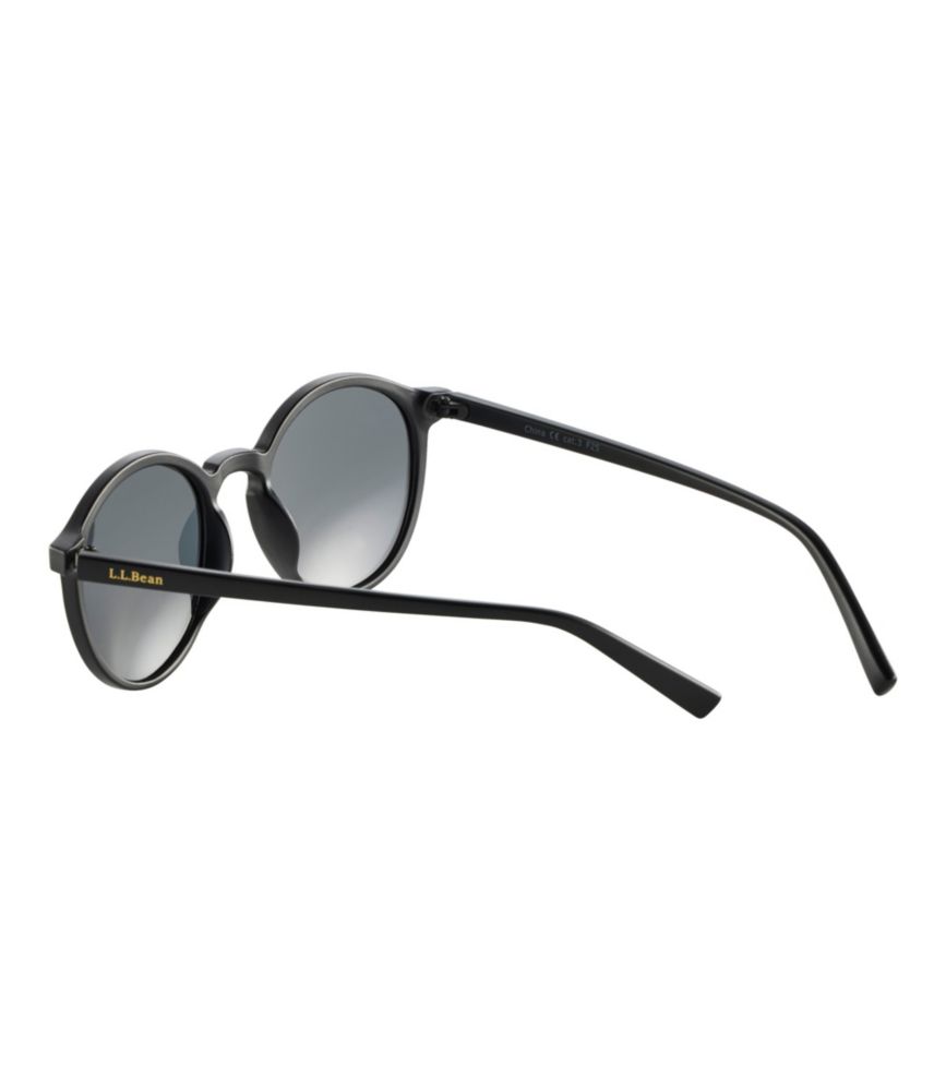 L.L.Bean Higgins Beach Polarized Sunglasses, Crystal Sky Blue/Smoke, small image number 4