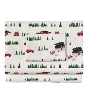 Holiday Percale Sheet Set, New