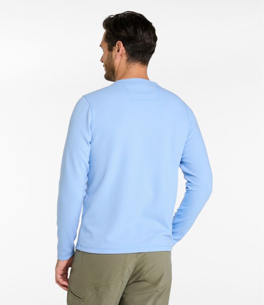 Men's Mountainside Micro Waffle Crew, Dark Bronze, small image number 3