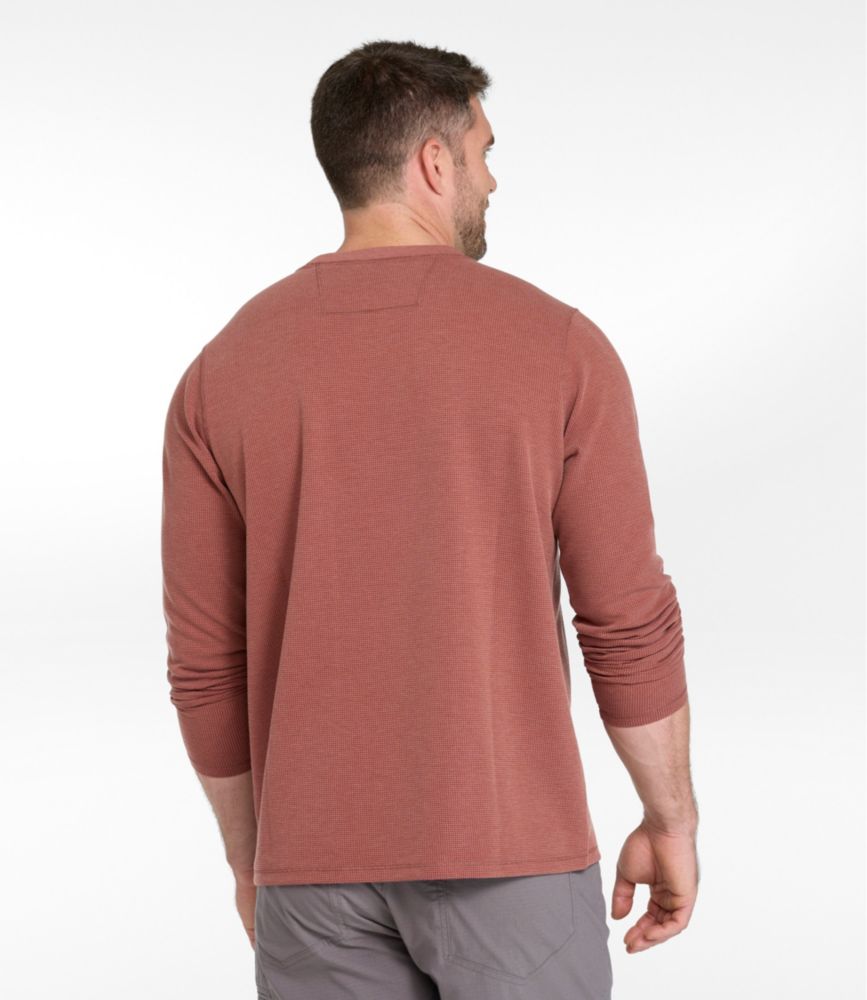 Men's Mountainside Micro Waffle Crew, Dark Bronze, small image number 5