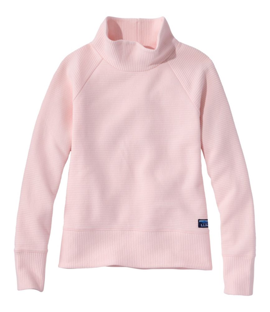 Women's Lakewashed Double-Knit Funnelneck