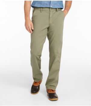 Men's BeanFlex® Performance Canvas Pants, Chinos, Standard Fit, Straight Leg, New