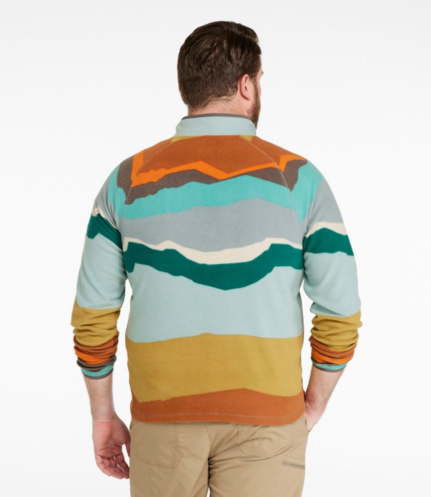 Men's All Season Access Fleece Pullover, Print, Abstract Landscape, small image number 5