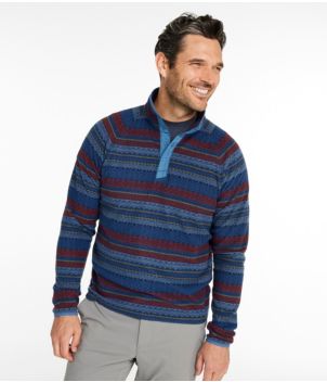 Men's All Season Access Fleece Pullover, Print, New