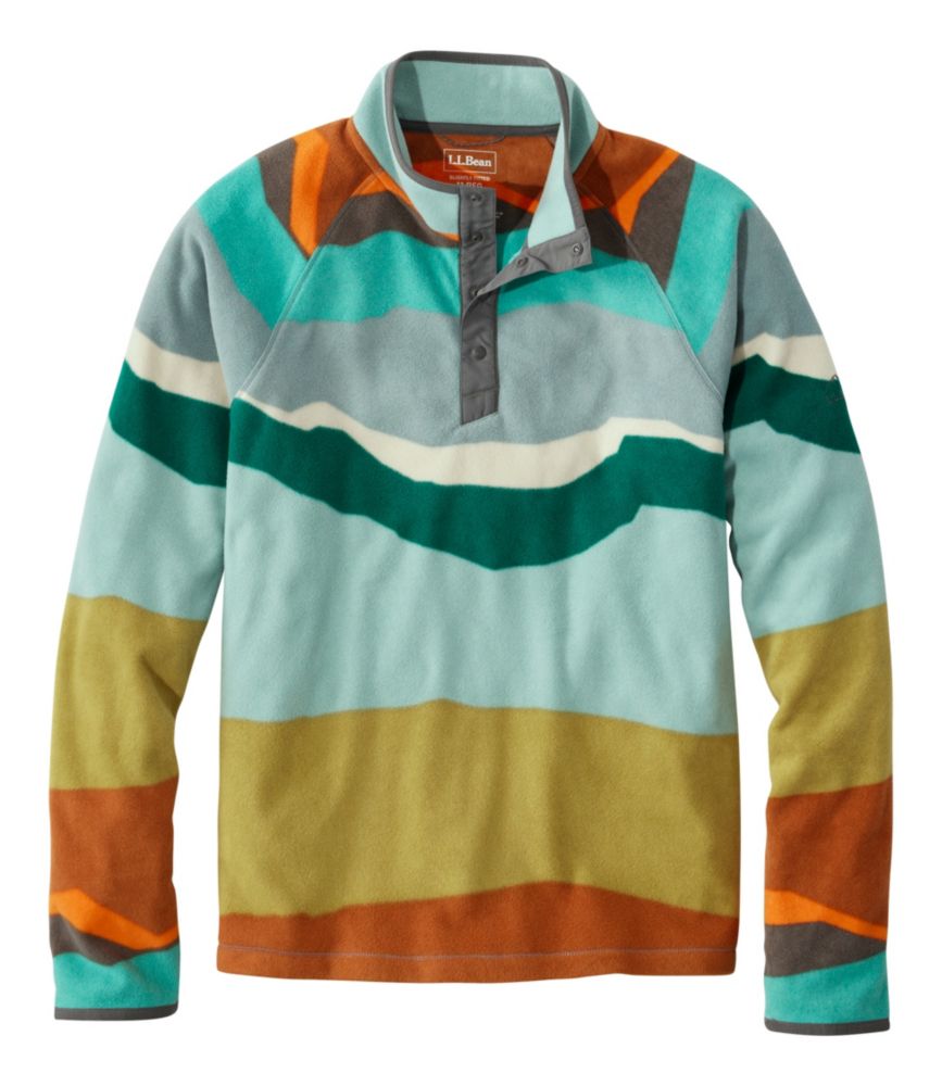 Men's All Season Access Fleece Pullover, Print, Abstract Landscape, small image number 1