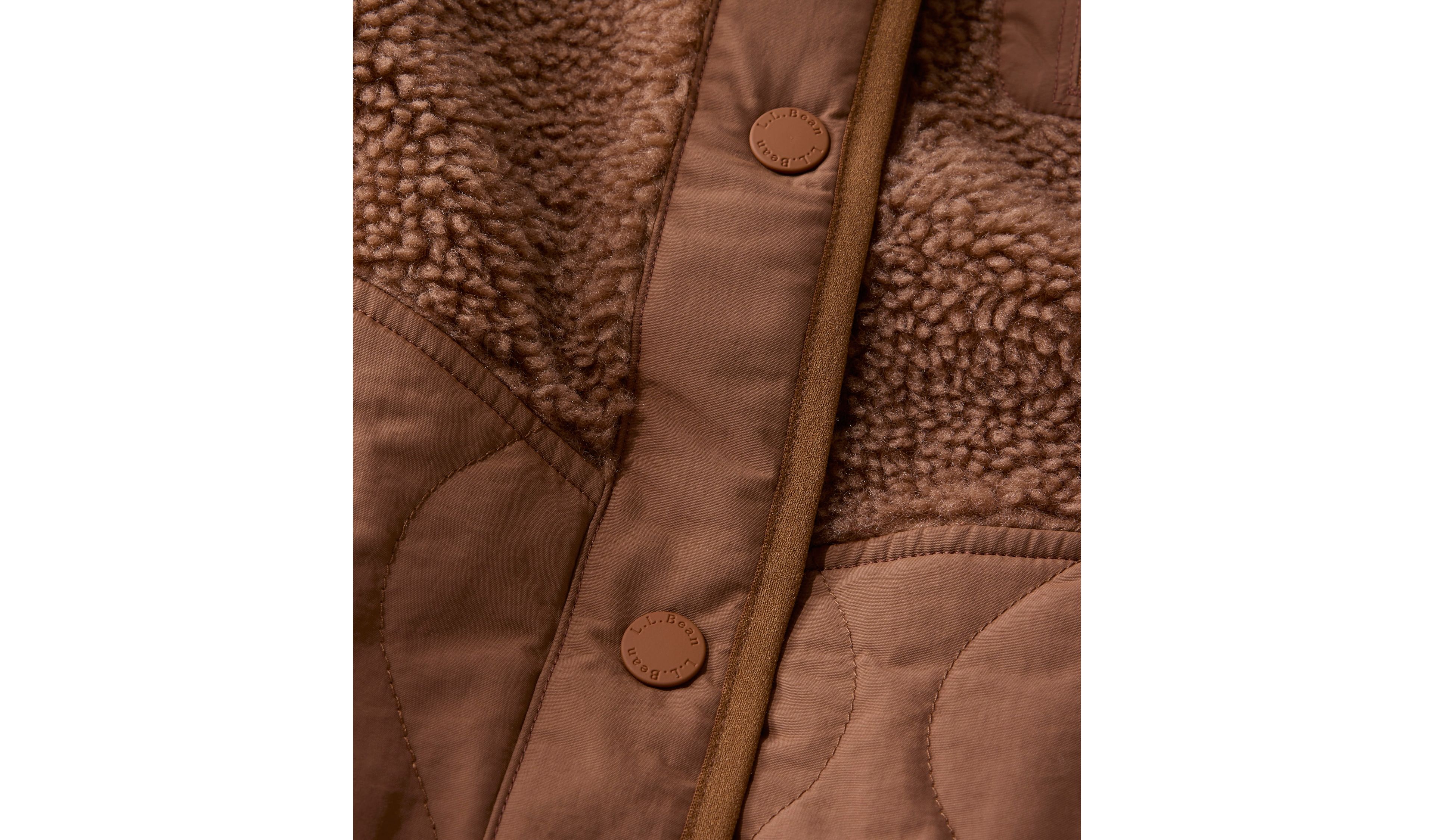Women's Bean's Mixed Media Sherpa Fleece Jacket
