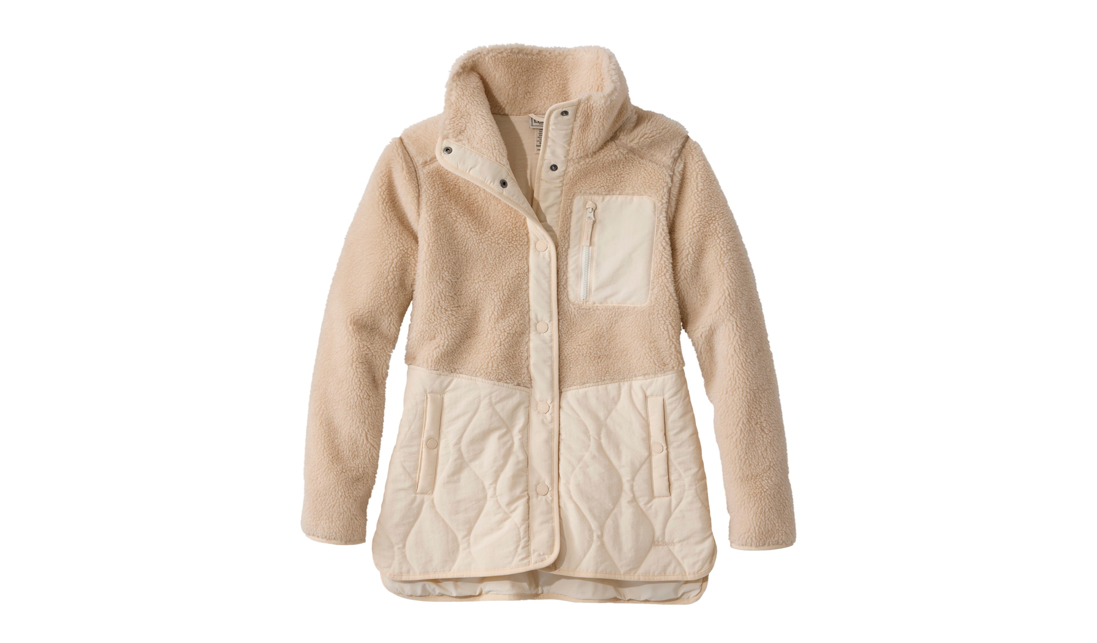 Women's Bean's Mixed Media Sherpa Fleece Jacket